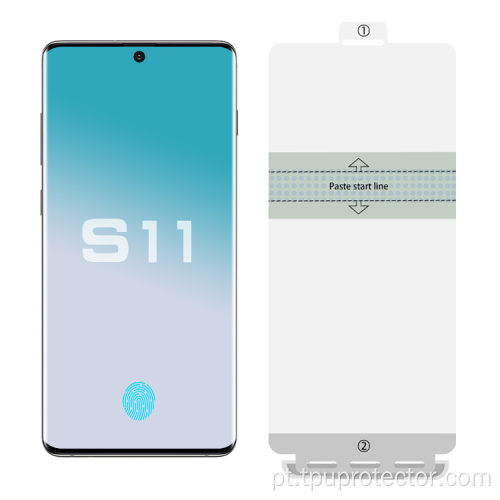 Protetor de tela flexível transparente para Samsung Galaxy S11